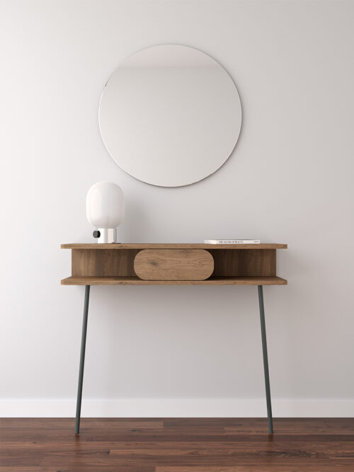 CONSOLA RECIBIDOR SOFT ROBLE
