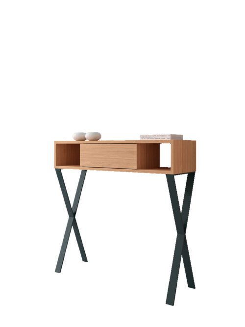 CONSOLA RECIBIDOR COPEN ROBLE BASE ASPA