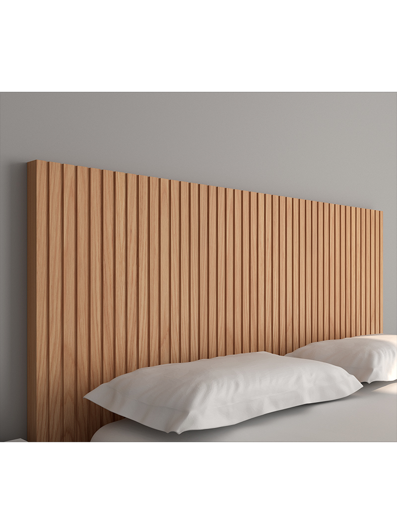 CABECERO DE CAMA STICK ROBLE - Imagen 2