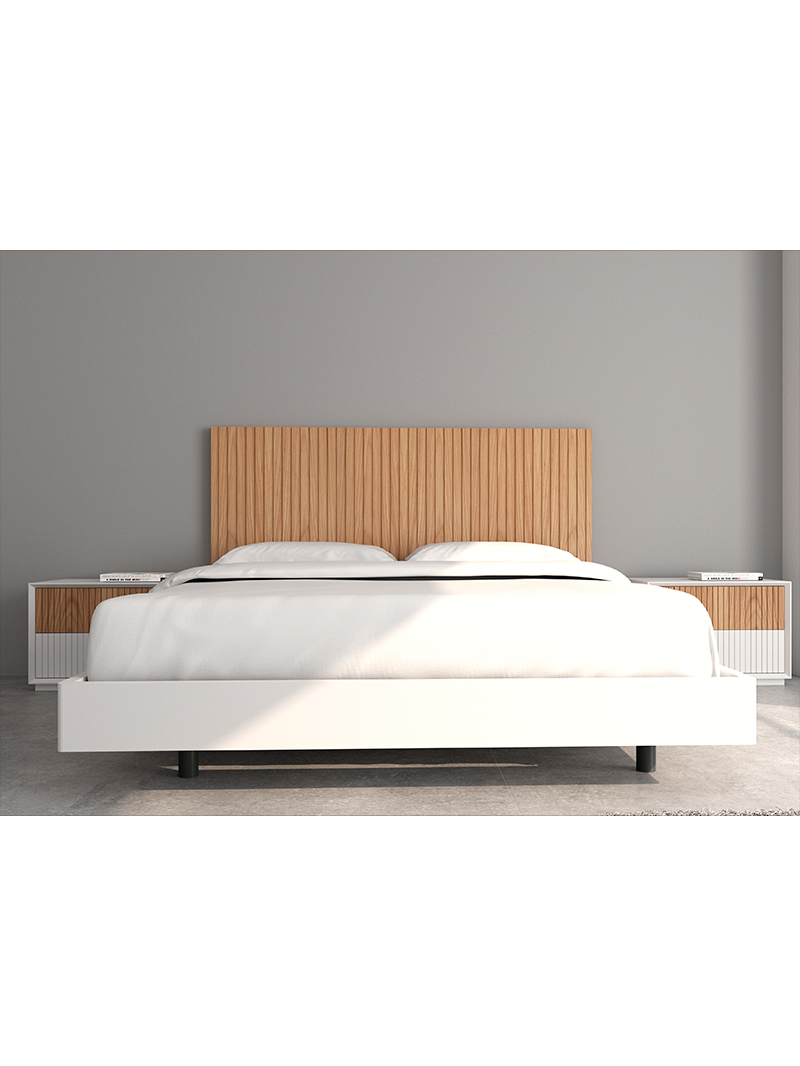 CABECERO DE CAMA STICK ROBLE