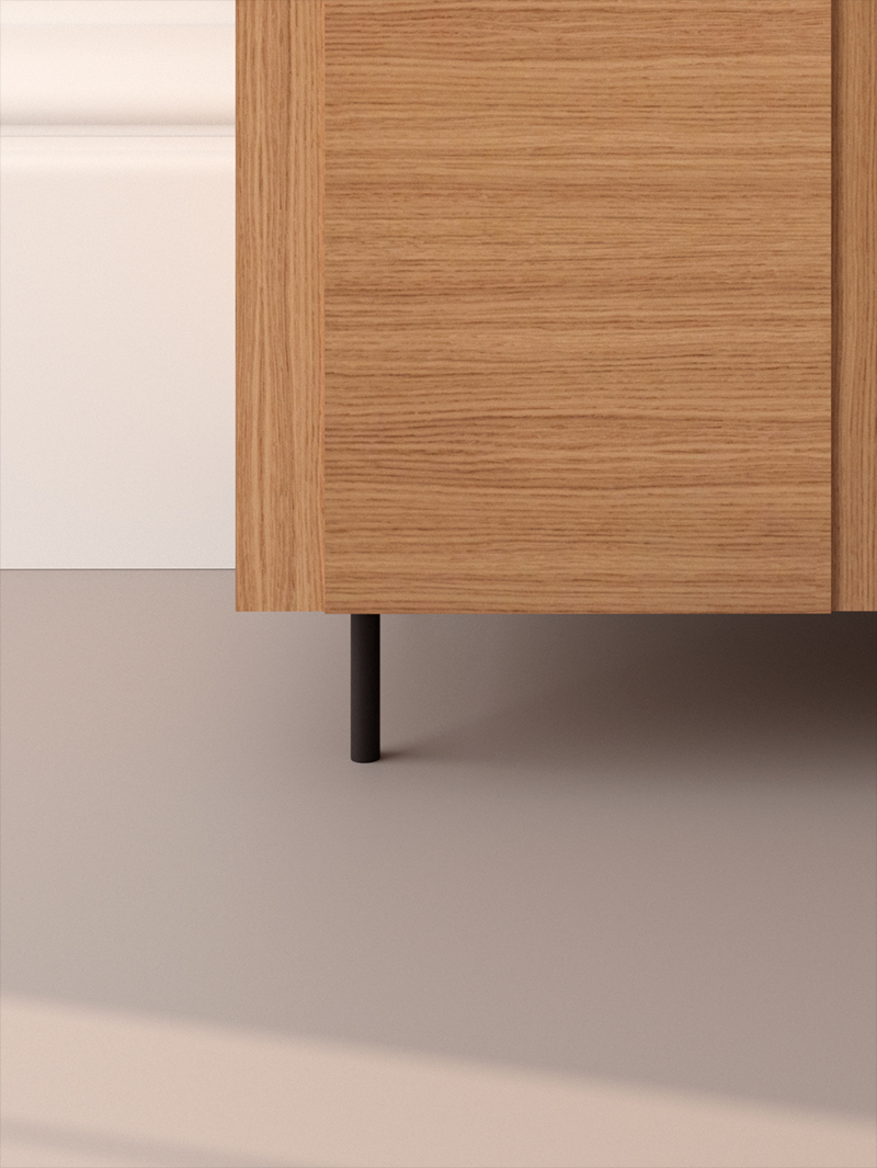 MUEBLE TV DUNE 3 ROBLE - Imagen 3