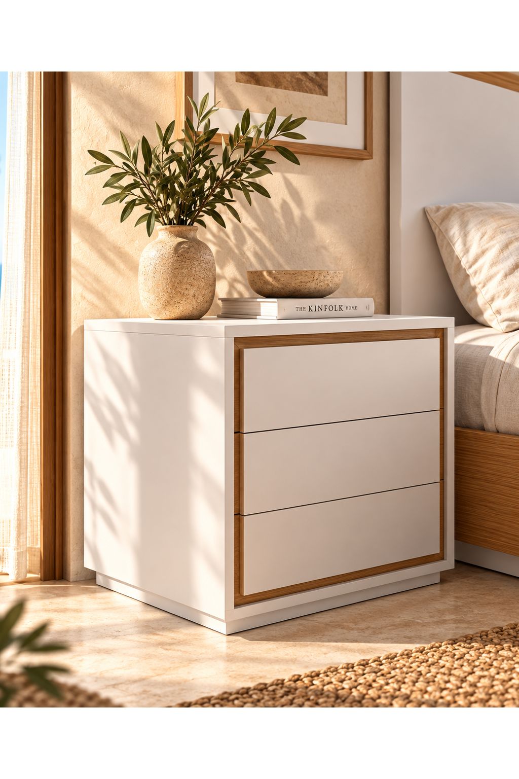 MESITA SOHO 3C BLANCA - Imagen 2